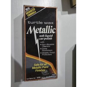 1980s Turtle Wax Metallic Soft Liquid Car Polish